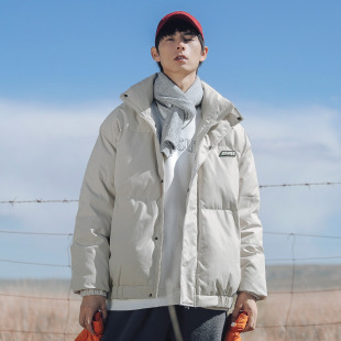 立领羽绒棉服男宽松加厚潮流面包服棉衣外套 新款 GLXZ男装 2021冬季