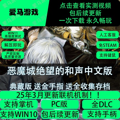 电脑玩恶魔城绝望的和声金手指
