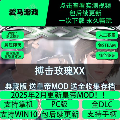 电脑玩搏击玫瑰XX全DLC全角色