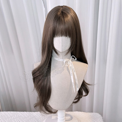 假发物语高温丝网红齐刘海自然