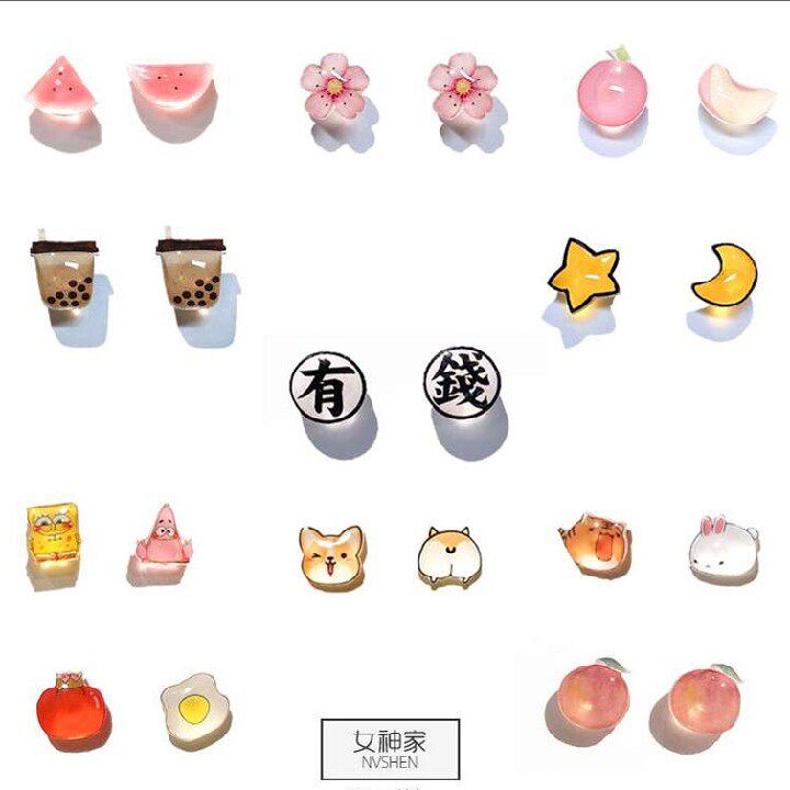 对装简约风塑料防过敏儿童银针