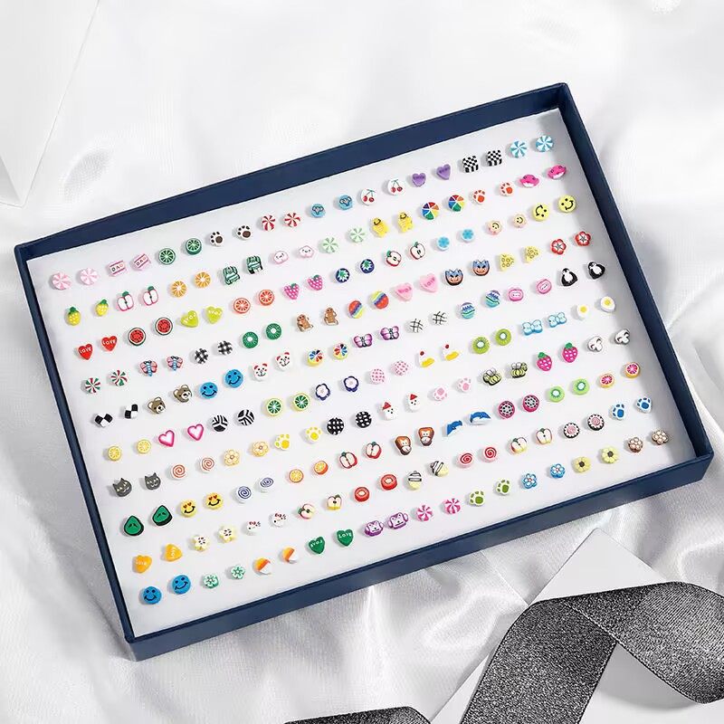 塑料耳钉女气质韩国个性简约一盒盒装耳环小耳骨钉耳棒耳堵抗过敏,饰品/流行首饰/时尚饰品新,耳钉,淘宝优惠券,粉丝福利购,淘宝优惠卷