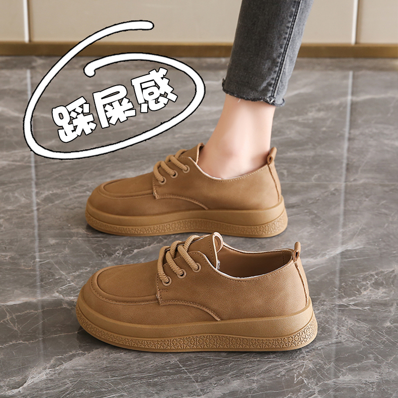 【爆款推荐】小皮鞋女休闲百搭
