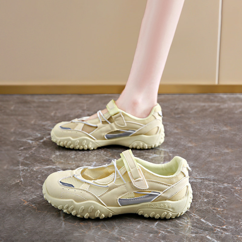 运动凉鞋女2025夏季新款户外透气厚底不累脚休闲运动玛丽珍鞋34码,女鞋,浅口单鞋,淘宝优惠券,粉丝福利购,淘宝优惠卷