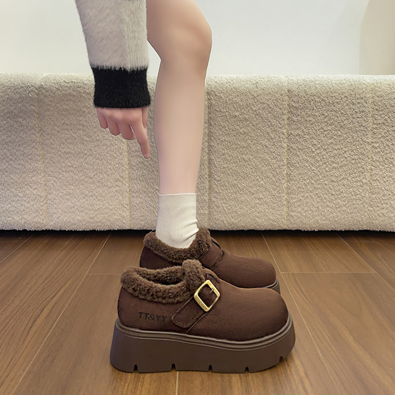 勃肯鞋女2025新款冬季爆款雪地靴乐福鞋厚底松糕加绒保暖孕妇棉鞋,女鞋,浅口单鞋,淘宝优惠券,粉丝福利购,淘宝优惠卷