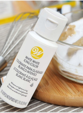 美国进口Wilton惠尔通食用白色素 裱花奶油翻糖烘焙原料 蛋糕上色