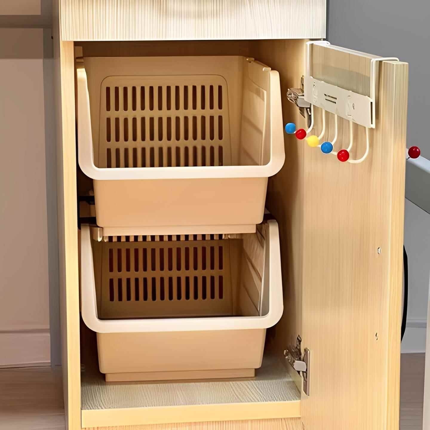 主机柜分层收纳神器零食置物架学生宿舍好物深柜柜子分层架收纳架