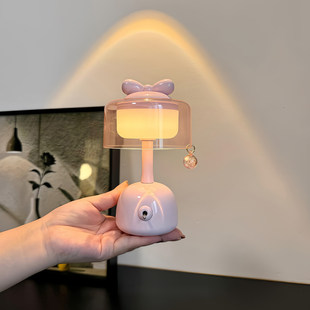 小夜灯床头灯氛围灯卧室睡眠灯2026新款充电高级感氛围感高颜值