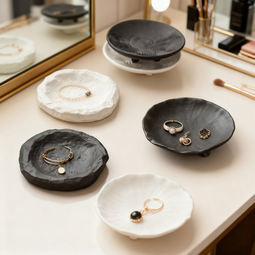 陶瓷北欧简约首饰收纳盘