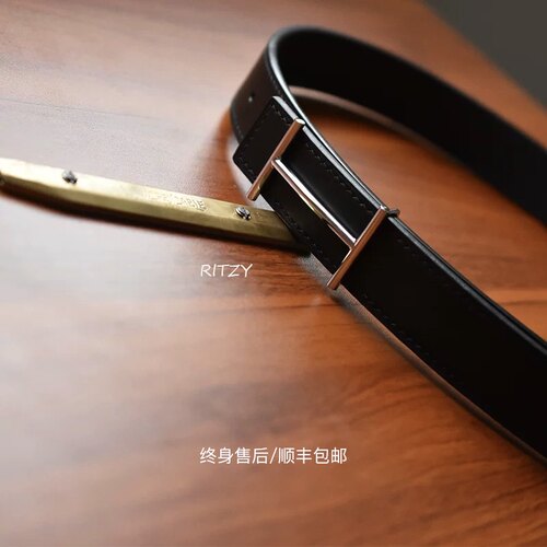 ritzy意大利全手缝工字扣皮带
