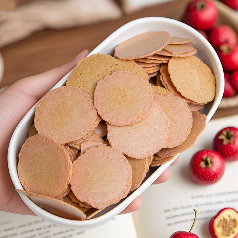 山楂都有脆了？山楂薄脆片果糕类