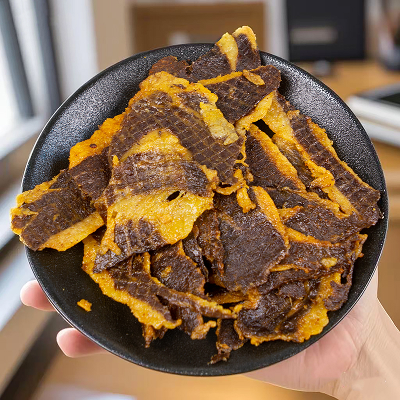 treetree香香！安格斯肥瘦相间牛胸口脆片多口味牛肉脆片宿舍夜宵