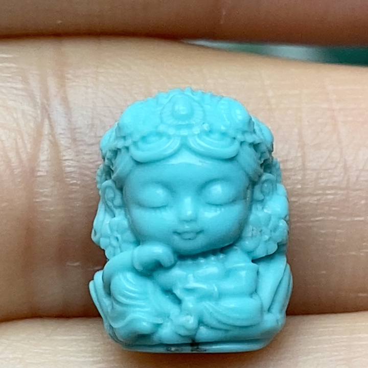 绿松石女神 高13mm