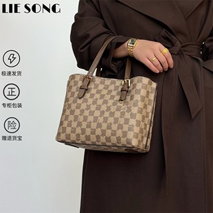 冽凇手提包女士2025秋冬新款高级感包包大容量简约百搭大气斜挎包