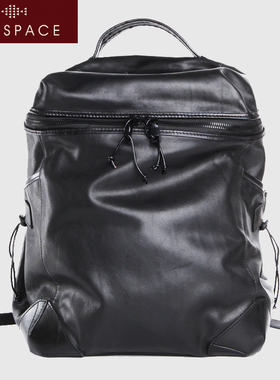 LAN蓝皮具男士真皮双肩包时尚商务牛皮电脑包大容量