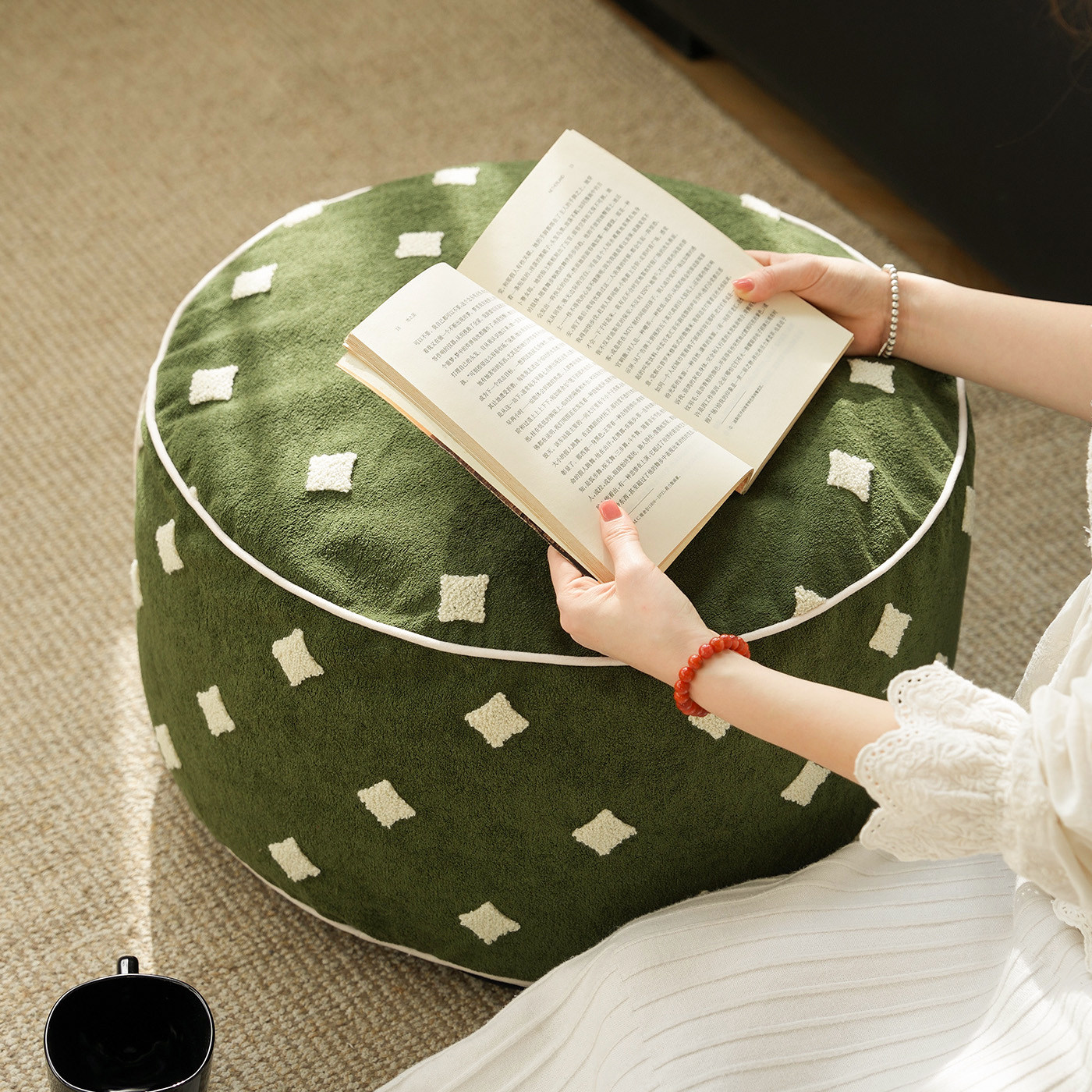 星星森林坐墩可拆洗坐墩客厅墩子蒲团坐垫凳沙发垫凳子防滑办公室,居家布艺,蒲团,淘宝优惠券,粉丝福利购,淘宝优惠卷