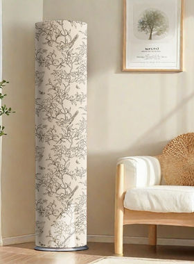 春燕新中式复古全包立式空调防尘罩圆形柜机客厅空调罩家用圆柱形