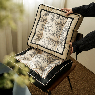 春燕中古风客厅坐地上蒲团软坐垫榻榻米看书复古椅垫蒲团垫法式