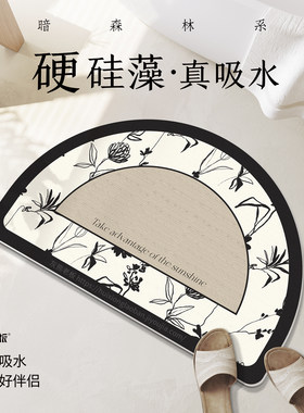 硬硅藻泥吸水垫卫生间门垫硅藻土