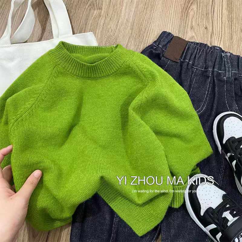 薄款春秋款儿童针织衫