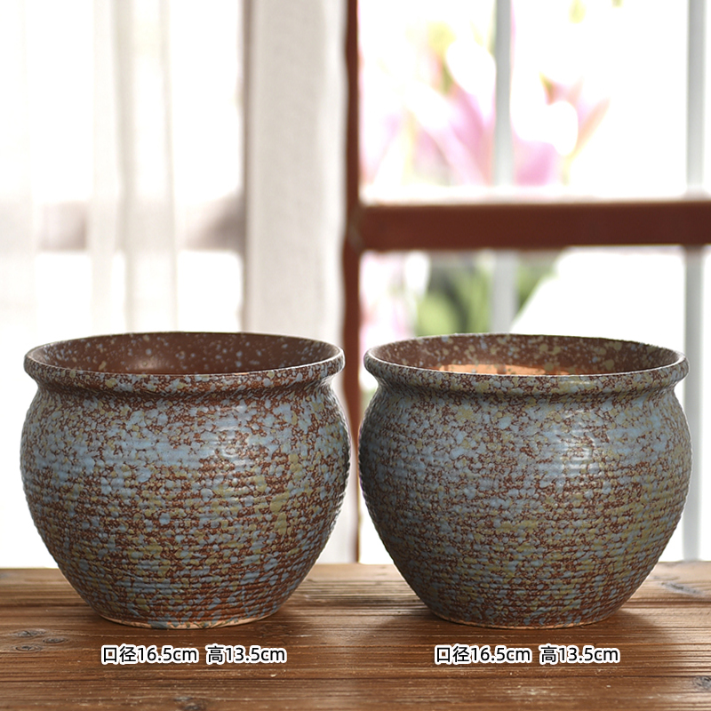 大口径简约多肉大陶罐花盆陶瓷