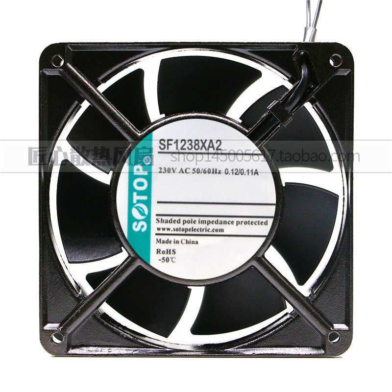 SOTOP SF1238XA2 XA1 230V 0.12/0.11A 12CM 小型机柜轴流风机