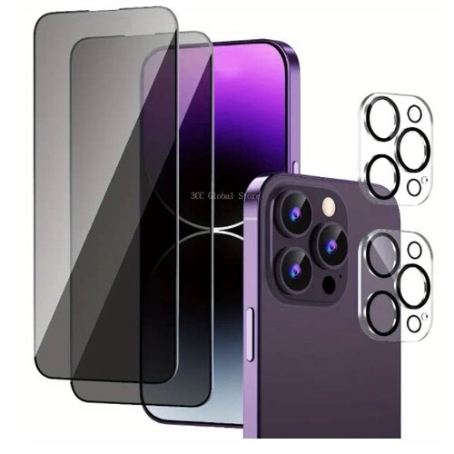 适用苹果16手机贴膜Privacy Screen Protector Full Cover Camera Lens IPhone 11ProMax 12 13 14 15plus 17