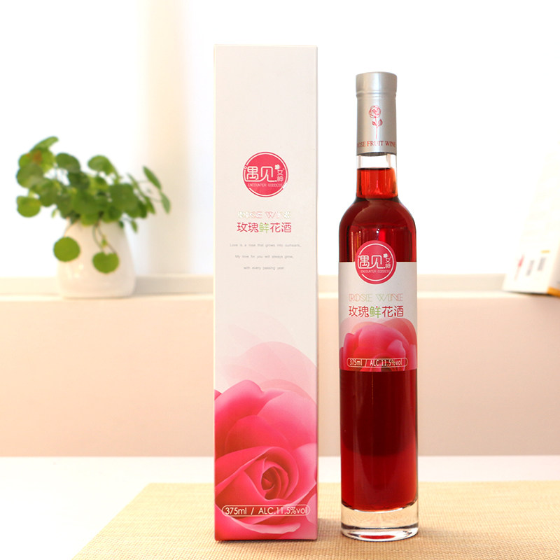 meet goddess rose flower 375ml Fruit Wine Yunnan 11.5 lady Low Rum Send his girlfriend Yan valuein the Liquor , Preparation of wine/Wine  category - from Buy2taobao.com to provide professional Taobao agent buy service