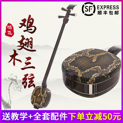 鸡翅木评弹专业教学演奏三弦