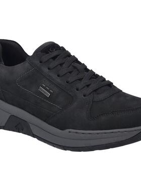 代购JOSEF SEIBEL男士休闲鞋透气轻便软底防滑黑色系带低帮圆头