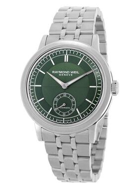代购Raymond weil雷蒙威男士腕表自动上链小秒盘防水夜光钢带