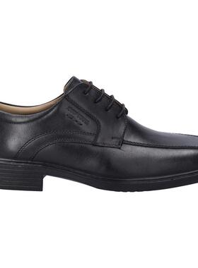 代购JOSEF SEIBEL男士正装鞋透气软底轻便耐磨黑色系带尖头低帮