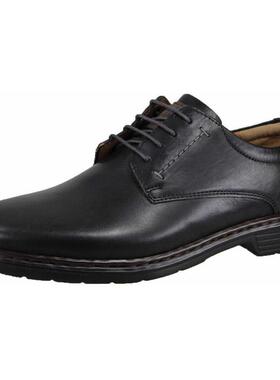 代购JOSEF SEIBEL男士正装皮鞋透气软底轻便耐磨黑色系带圆头