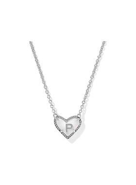 代购Kendra Scott饰品女士项链简约精致个性百搭心形字母P