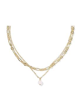 代购Kendra Scott女士多层项链优雅简约精致百搭金色多层设计