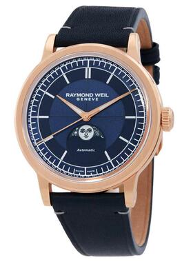 代购Raymond weil雷蒙威男士腕表自动上链夜光指针防水日历皮带