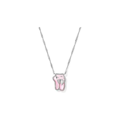 代购Kendra Scott女士芭蕾舞鞋项链优雅精致点缀时尚粉色