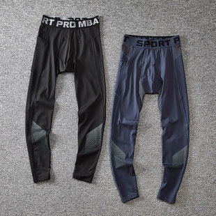 安大妈平替 速干透气排汗高弹 夏季男士运动健身跑步综训紧身长裤