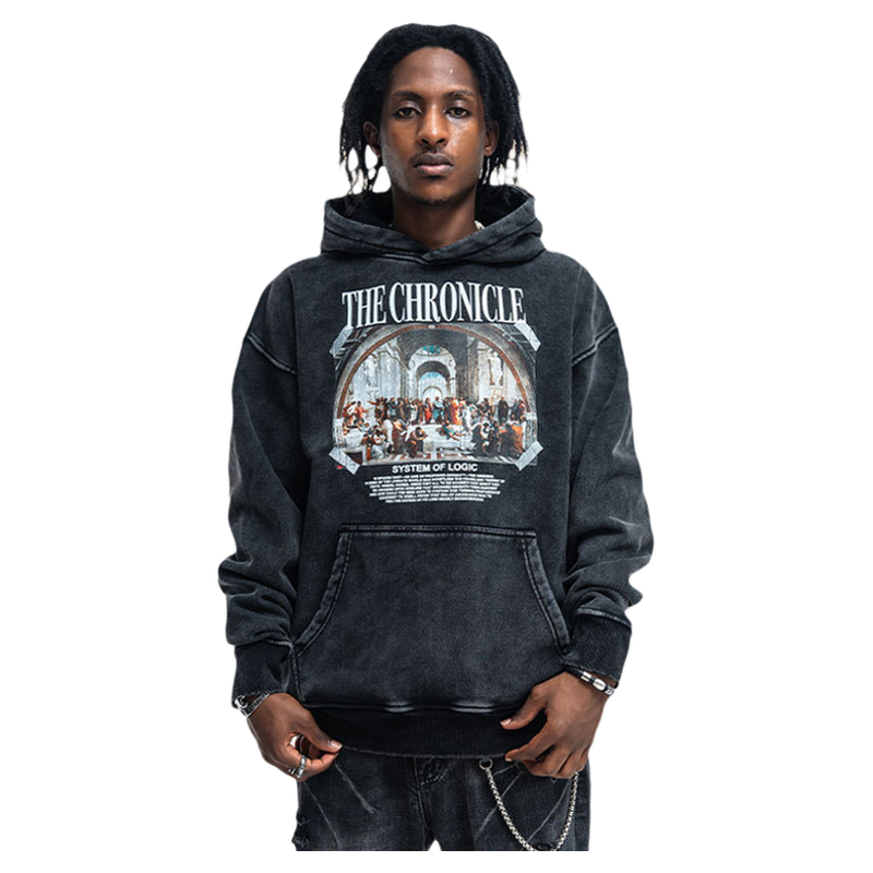 美式复古水洗做旧炒色宽松油画印花重磅连帽卫衣帽衫男女,男装,卫衣,淘宝优惠券,粉丝福利购,淘宝优惠卷