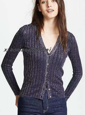 小猫儿美国代购Veronica Beard灰色羊毛开衫毛衣 350美金美国直邮