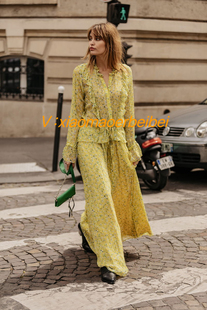 复古碎花高级感气质连衣裙长裙 Voltaire法式 小猫儿美国代购 Zadig