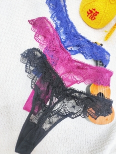 T裤 蕾丝应该内裤 个别有钢标30元 两条 英国BOu 包邮 小码