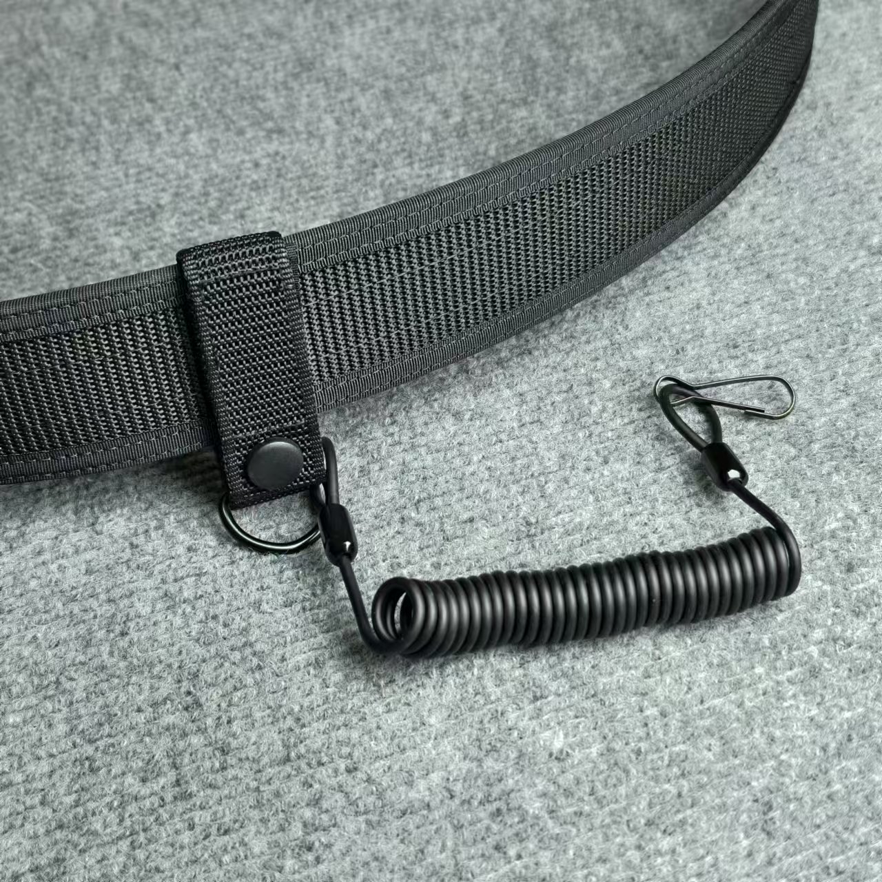 淘宝心选弹簧枪绳防丢绳枪纲92G改伸缩枪纲绳挂绳弹力通用钢丝款