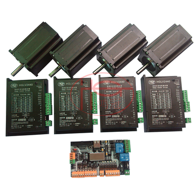 四轴USBCNC雕刻机控制系统套装驱动器控制卡57-93电机 送软件