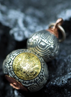 新中式福禄葫芦吊坠招财纳福储物挂件民族风项链可当钥匙扣卫衣链