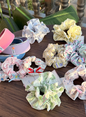 alline新款多巴胺抓夹大肠圈鸭夹甜美掰掰夹发夹发圈蝴蝶结发饰