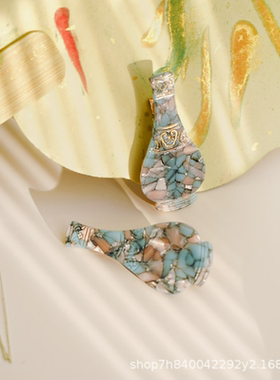 URRYKID青花瓷醋酸鸭嘴夹国风文创饰品时尚夹子小众设计发饰头饰