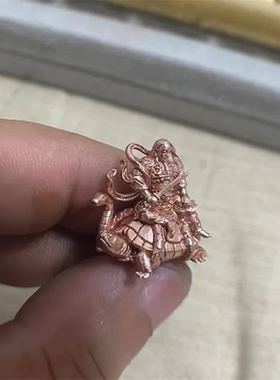 真武大帝铜造像摆件传统文化手工錾刻国风寓意好物纪念国潮配饰
