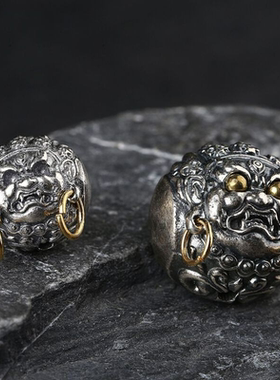 复古大黑天隔珠腰珠顶珠佛珠