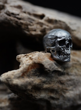 相灵无邪素款骷髅适配单圈链饰